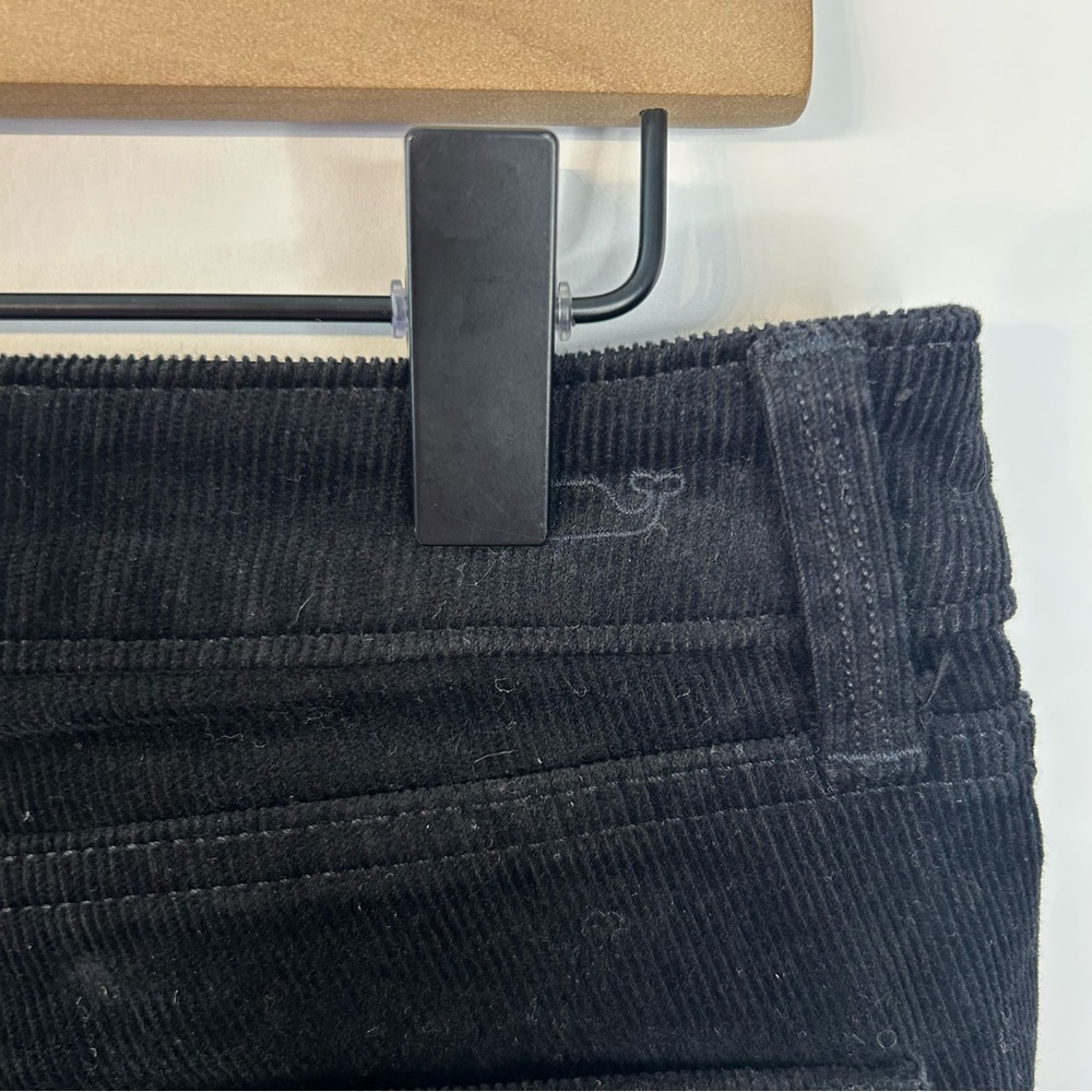 Vineyard Vines Women’s Jet Black Mid-Rise Kick Flare Corduroy Pants, Size 30 - Picture 12 of 14